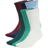 Adidas Originals Sokker 'Trefoil Cushion' lyseblå / mørkegrøn / vinrød / hvid