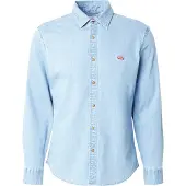Levi's Skjorte 'Battery Housemark Slim Fit Shirt' lyseblå