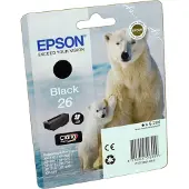 Epson 26 Blækpatron sort T2601 Modsvarer: N/A