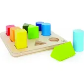 Hape Wooden Sorting Shelf Forms