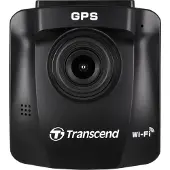 Transcend DrivePro 230Q Data Privacy - Instrumentpanel-kamera - 1080p / 30 fps - Wi-Fi - G-Sensor - Gemmer kun de sidste 2 minutters optagelse
