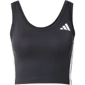 Adidas Train Essentials 3 Stripes Crop ærmeløs T-shirt
