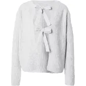 Pieces Cardigan 'SILLY' lysegrå