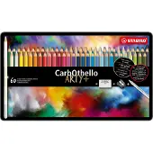 Stabilo Arty CarbOthello Pencil - med 48 stk. i metalæske