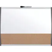 Nobo Lille Vandret Magnetisk Whiteboard Med Korktavle 58x43 Cm