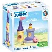 Playmobil Junior - Disney - Belles Legetårn... - 71458 - 7 Dele - - OneSize - Legetøj
