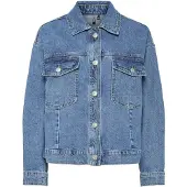 Pieces Overgangsjakke 'PCElma' blue denim