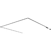 QAZQA Moderne skinnesystem sort 1-faset 600 cm - Magnetic
