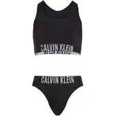 Calvin Klein Swimwear Bikini grå / sort