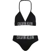 Calvin Klein Swimwear Bikini lysegrå / sort