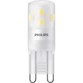 Philips - LED-lyspære - form: kapsel - matteret finish - G9 - 1.9 W (tilsvarende 25 W) - klasse E - varmt hvidt lys - 2700 K (pakke med 3)
