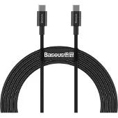 Baseus Superior Series USB-C / USB-C Kabel - 100W, 2m - Sort