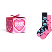 Happy socks Sokker navy / lyseblå / lys pink / rød