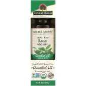 Natures Answer , 100% Pure Organic Essential Oil, Sage, 0.5 fl oz (15 ml)