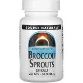 Source naturals , Broccoli Sprouts Ekstrakt, 250 mg, 60 Tabletter (125 mg per Tablet)