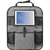BabyDan Opbevaring - 20x25 cm - Tablet Backseat Organizer - Grå - - OneSize - Opbevaring