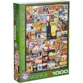 Eurographics Gulv-/bordpuzzle 1000 brikker Journey Around the World 6000-0755