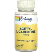 Solaray Acetyl L-carnitine 500 Mg 30 Enheder