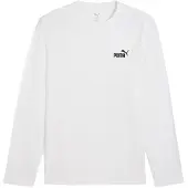 Puma Essentials No. 1 Logo Long Sleeve Tee Men, Clothing, White, S