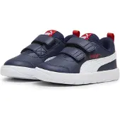Puma Courtflex V3 Sneakers Toddlers, Shoes, Navy/White/Red, 20