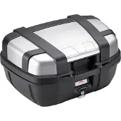 Givi TOPCASE TREKKER 52 MONOKEY, 52L, ALU/SORT sølv