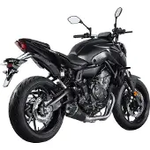 MIVV Delta Race-udstødningssystem med EG-BE MT-07/FZ-07 21- BL