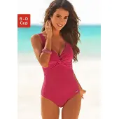 LASCANA Badedragt pink