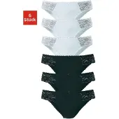 Petite fleur Slip sort / hvid