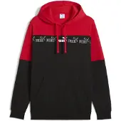 Puma Hættetrøje Around The Block - Rød/Sort, størrelse X-Small