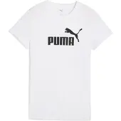 Puma Essentials Logo Tee Women, Clothing, White, M