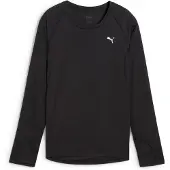 Puma VELOCITY Long Sleeve Running Top Women, Clothing, Black, XXS