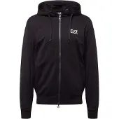 Emporio Armani Sweatjakke sort / offwhite
