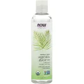 Now , Løsninger, Organisk Vegetabel Glycerin, 8 fl oz (237 ml)