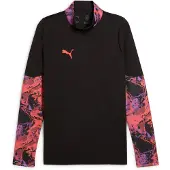 Puma Træningstrøje IndividualCUP 1/4 Lynlås - Sort, størrelse XX-Large