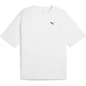Puma WARDROBE ESS Boxy Tee Men, Clothing, White, M
