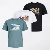 Jack & Jones Drengepak med 3 Luke T-shirts Sort