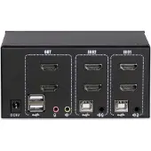 Inter-Tech Argus KVM AS-22HA - KVM / audio-switch - 2 x KVM / audio - desktop