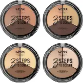 Nyx 3 Steps to Sculpt Makeuppalette 15 g Nr. 02 - Light