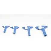 Multibrackets M Cable Sock Quicktool - Værktøj til indsætning af kabel - blå (pakke med 4)