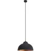 Eglo TRURO 2 PENDEL Ø370 SORT/KOBBER INDV.