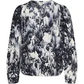 Soaked in luxury Bluse 'Jazzlyn' blå / navy / hvid