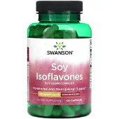 Swanson Health , Soja Isoflavoner, Soja-Germ Kompleks, Standardiseret, 750 mg, 120 Kapsler