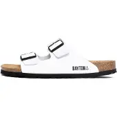 Bayton Pantoletter 'Atlas' sort / hvid