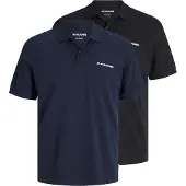 Jack & Jones Bluser & t-shirts mørkeblå / sort / hvid