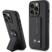 BMW iPhone 15 Pro Hardcase Grip Sort