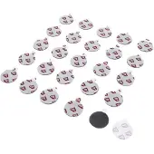 Rycote Stickies Adv, 23 mm runde (pakke)