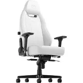 Noblechairs LEGEND - Spillestol - ergonomisk - armstøtter - T-formet - vippe - high-tech falsk læder, højteknologisk vinyl - hvid