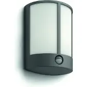 Philips myGarden Stock IR - Væglampe - LED - 6 W (tilsvarende 47 W) - varmt hvidt lys - halvlygte - antracitgrå
