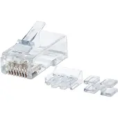 Ricoh 790550, RJ45, Transparent, Polykarbonat, Cat6a, U/UTP (UTP), Guld