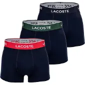 Lacoste Boksershorts mørkeblå / gran / hindbær / hvid